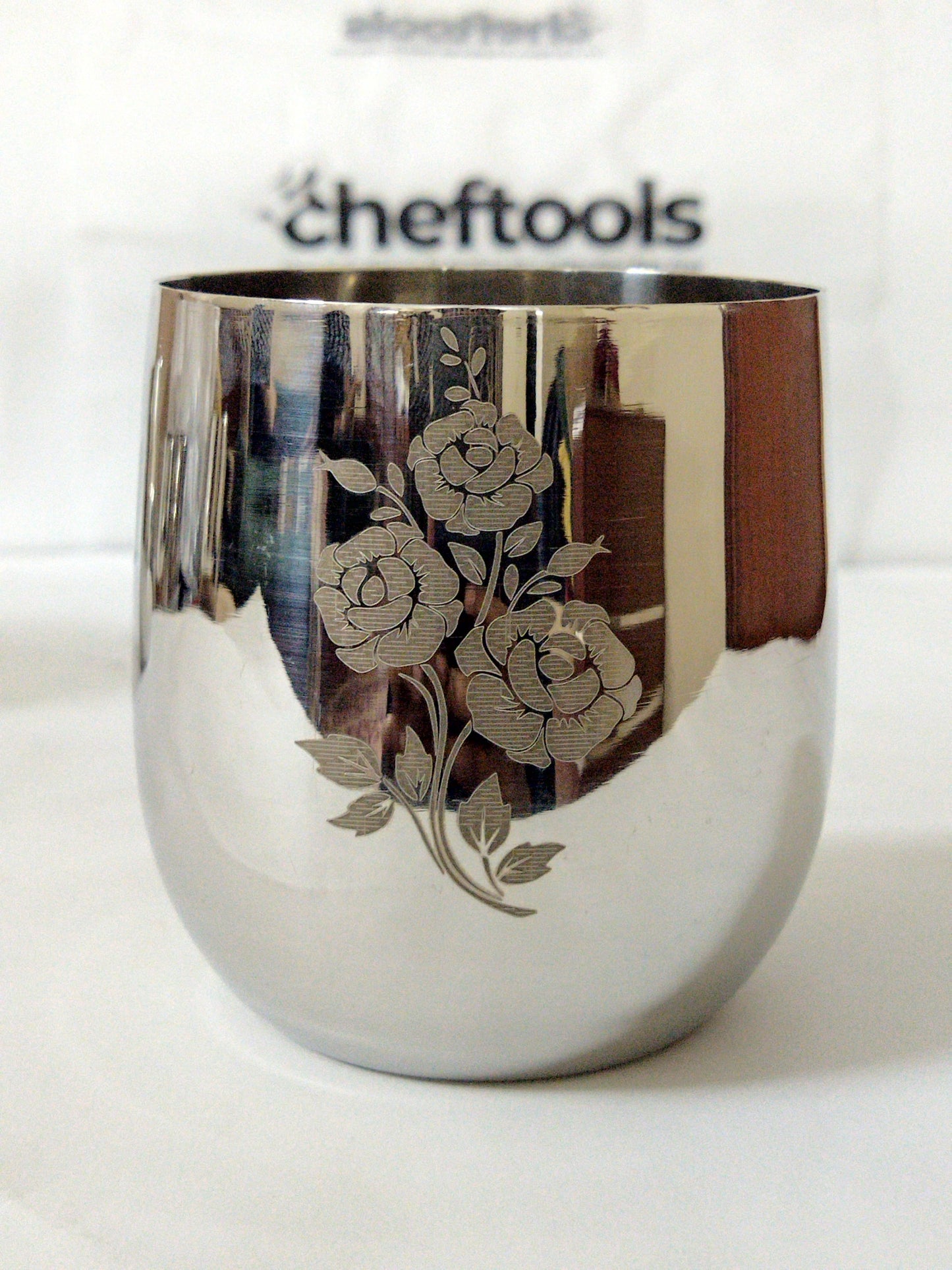 Laser Design Sipware - Stainless Steel Cup Set {6 piece's Complete Set}