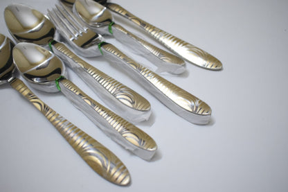 28-Piece Stainless Steel Cutlery Set – Complete Dining Collection | ChefTools