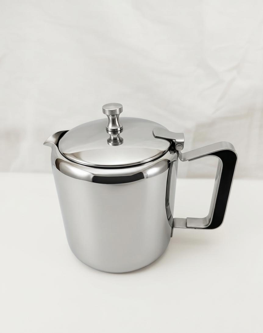 ChefTools Noor Pot mirror polish stainless steel tea milk serving pot