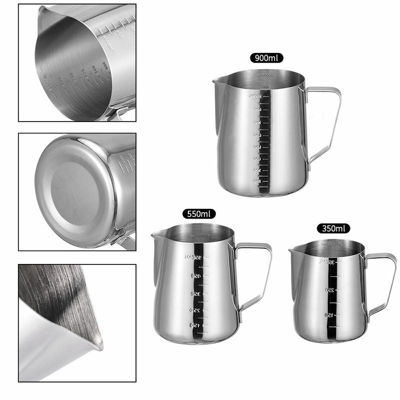 ChefTools Crema Pitcher stainless steel jug detail