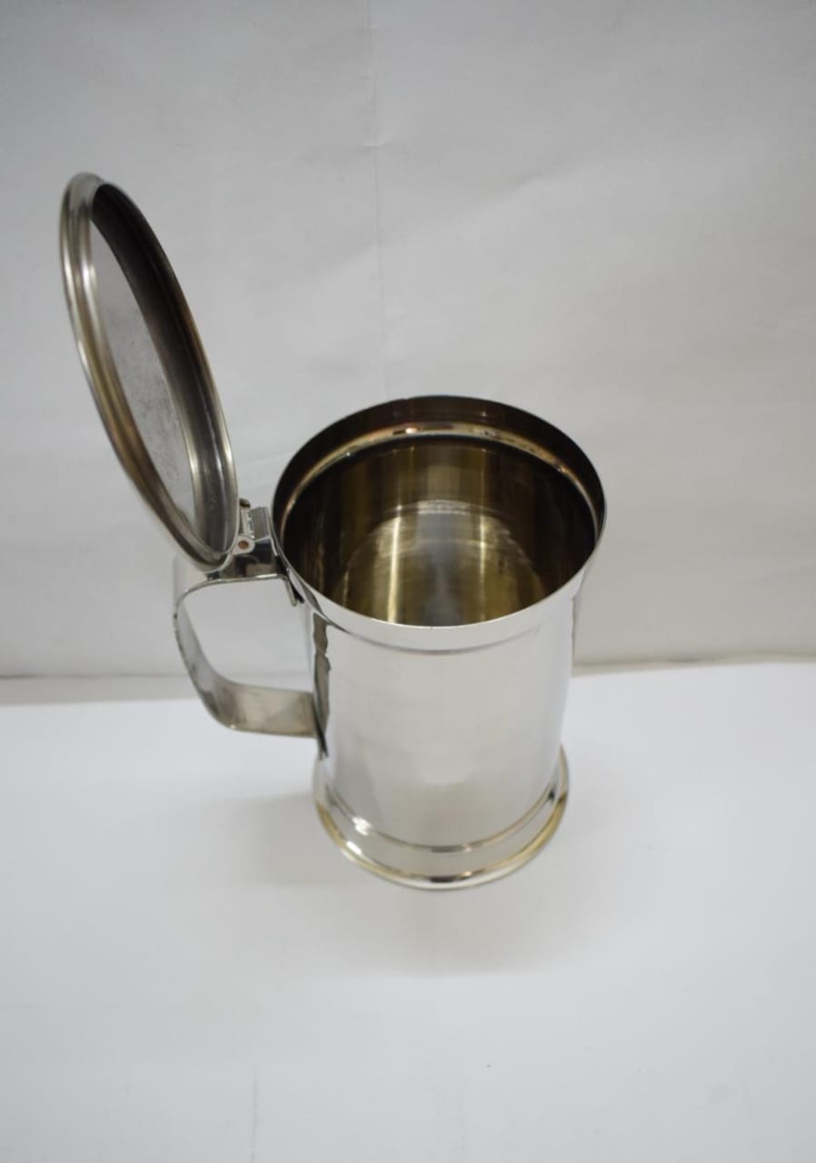 Stainless Steel Beer Mug - three mugs grouped