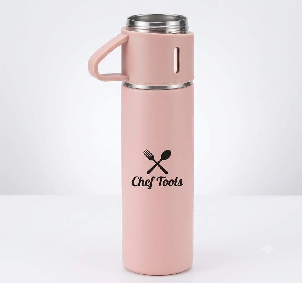 ChefTools 500ml Vacuum Flask - all 6 colors group shot