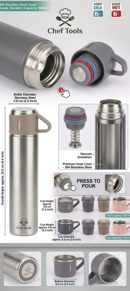 ChefTools 500ml Vacuum Flask - green