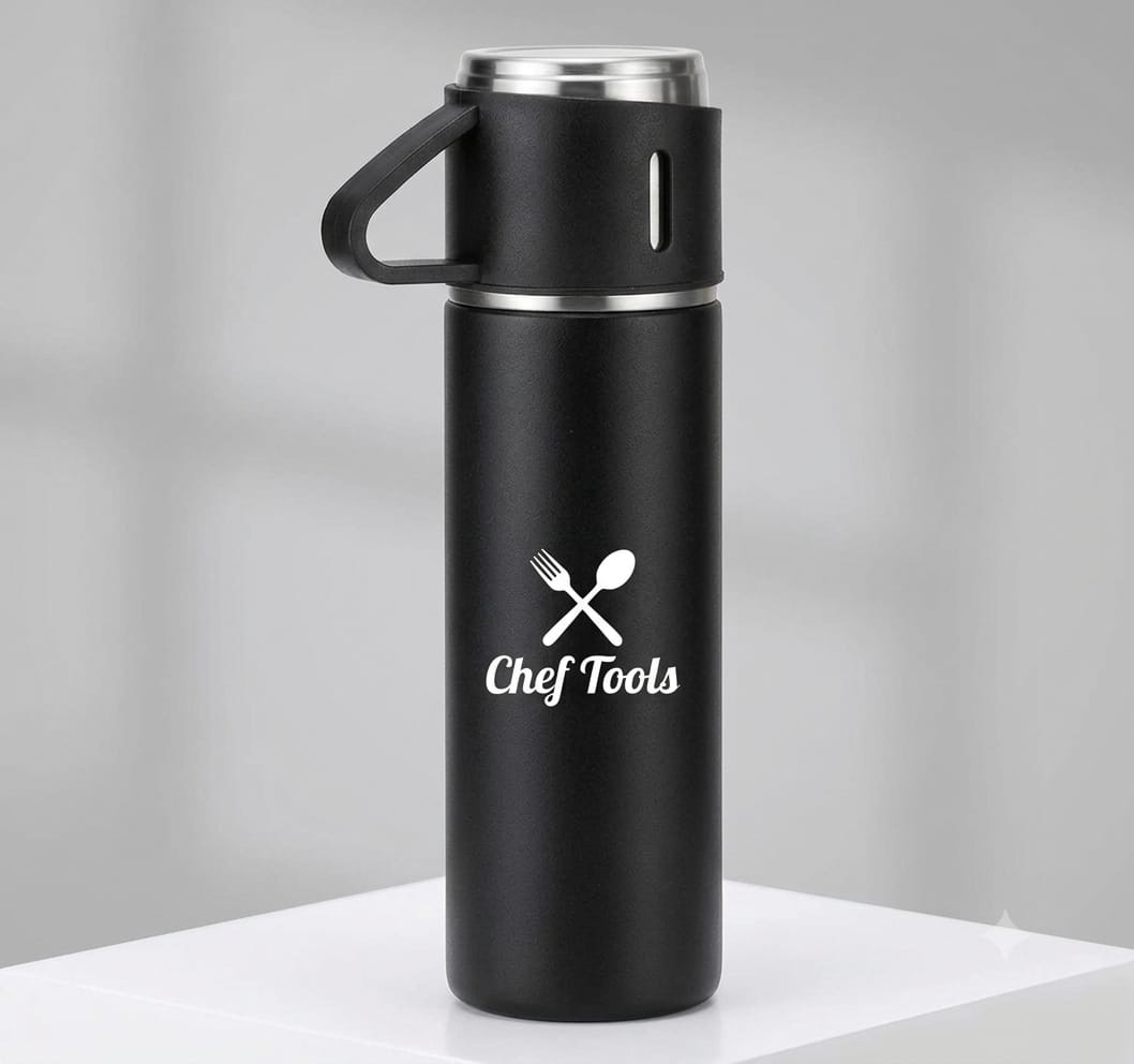 ChefTools 500ml Vacuum Flask - navy blue