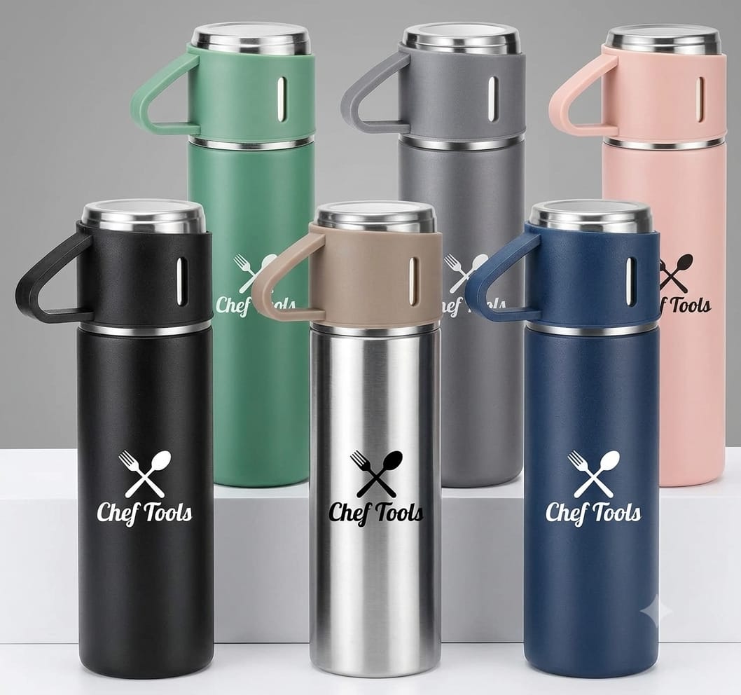 ChefTools 500ml Vacuum Flask - drinking cup detail