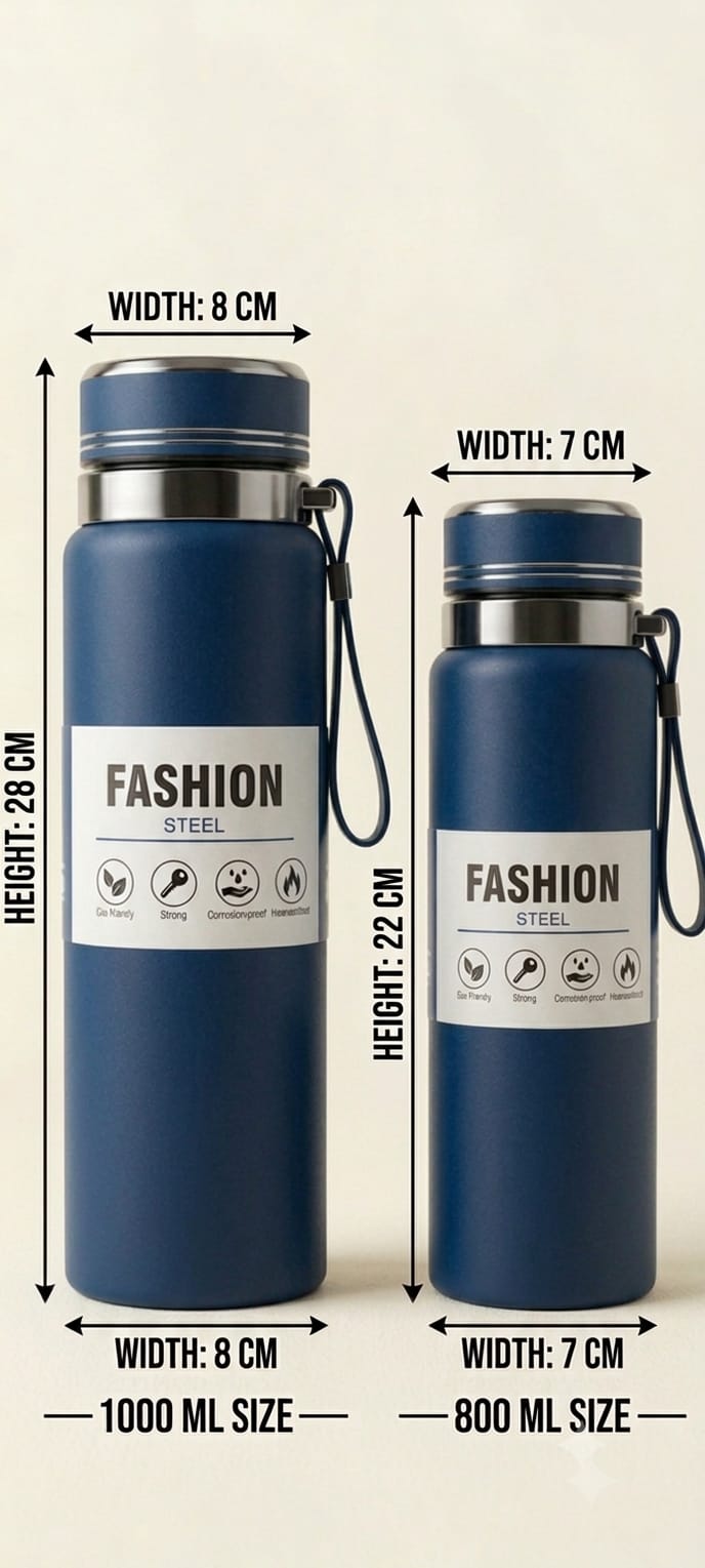 Fashion Steel water bottle color variant
