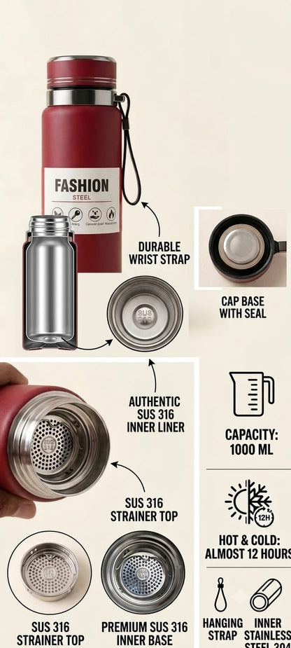 Fashion Steel water bottle color variant
