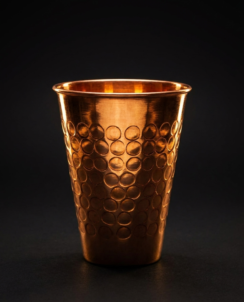 Hammered Copper Glass – Pure Copper Tumbler | ChefTools