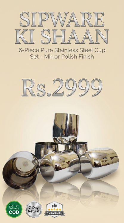 Stainless Steel Cup Set – Sipware Collection | ChefTools