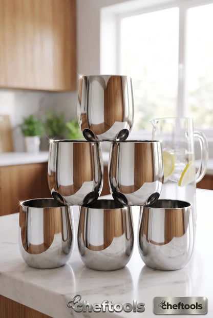 Stainless Steel Cup Set – Sipware Collection | ChefTools