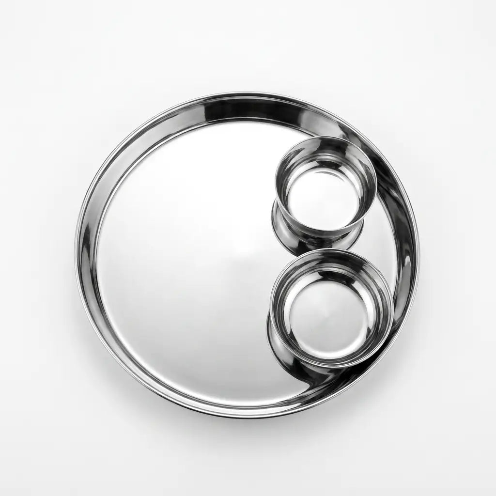 Stainless Steel Indian Thali Set