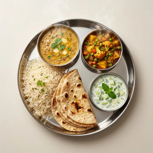Stainless Steel Indian Thali Set
