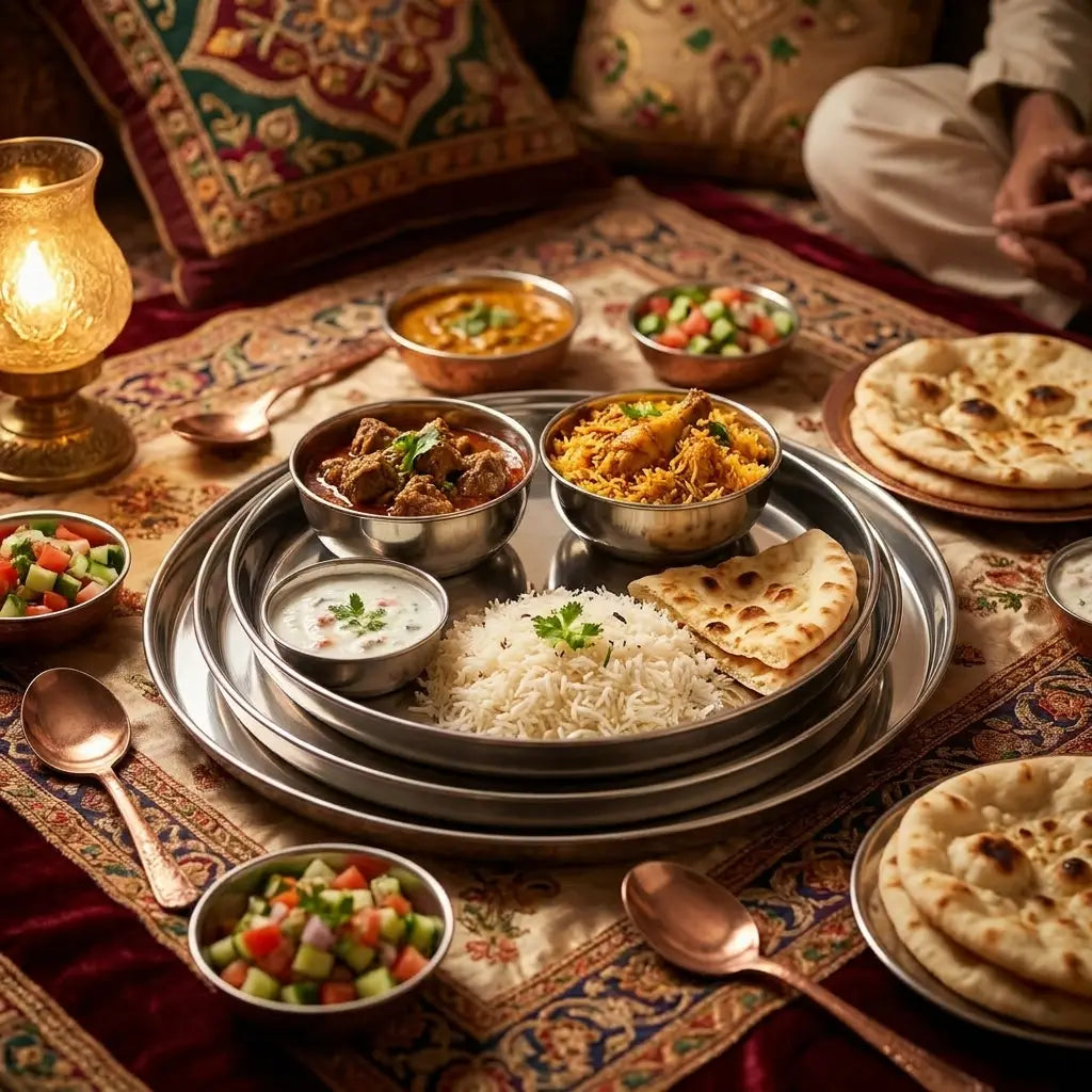 Stainless Steel Indian Thali Set
