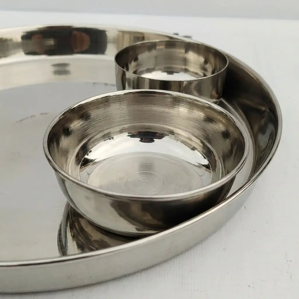 Stainless Steel Indian Thali Set