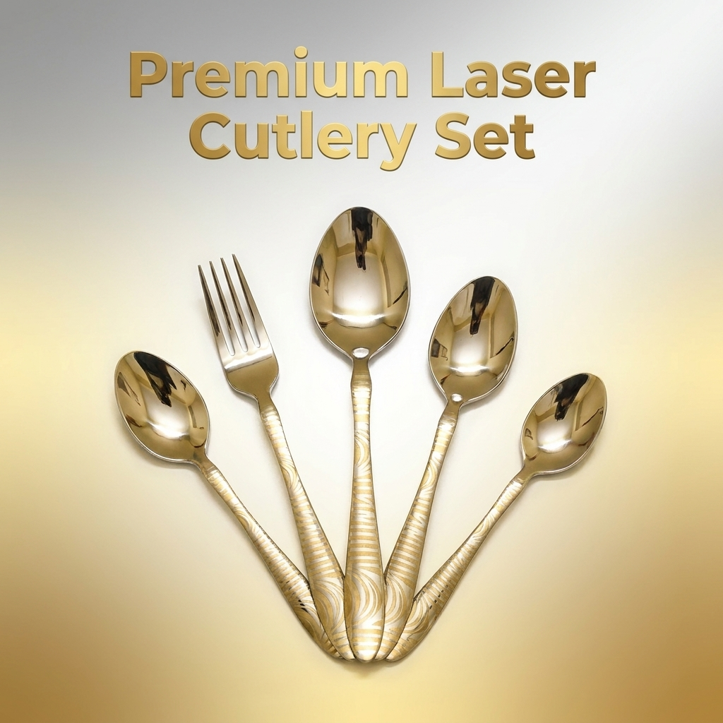 28-Piece Stainless Steel Cutlery Set – Complete Dining Collection | ChefTools