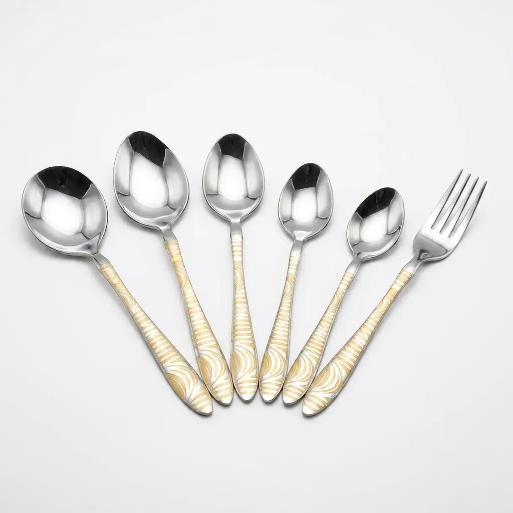 28-Piece Stainless Steel Cutlery Set – Complete Dining Collection | ChefTools