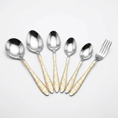 28-Piece Stainless Steel Cutlery Set – Complete Dining Collection | ChefTools