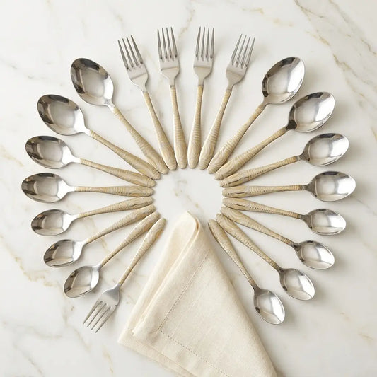 28-Piece Stainless Steel Cutlery Set – Complete Dining Collection | ChefTools