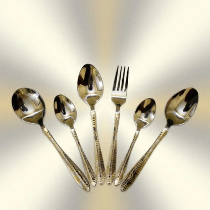 28-Piece Stainless Steel Cutlery Set – Complete Dining Collection | ChefTools