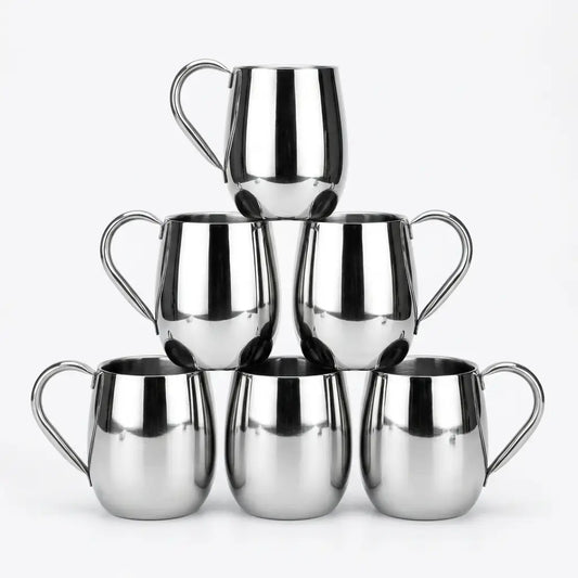 Elegant Silver Handled Cup – Stainless Steel | ChefTools