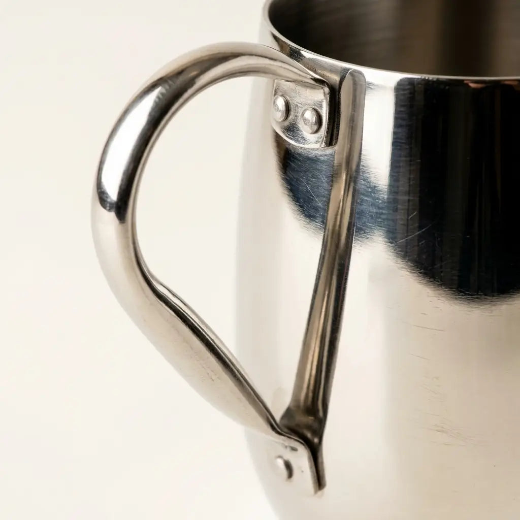 Elegant Silver Handled Cup – Stainless Steel | ChefTools