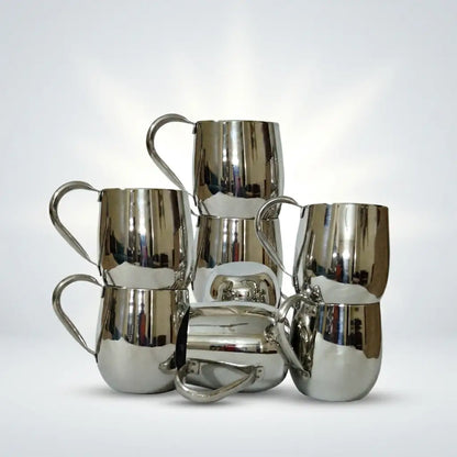 Elegant Silver Handled Cup – Stainless Steel | ChefTools