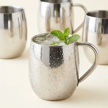 Elegant Silver Handled Cup – Stainless Steel | ChefTools