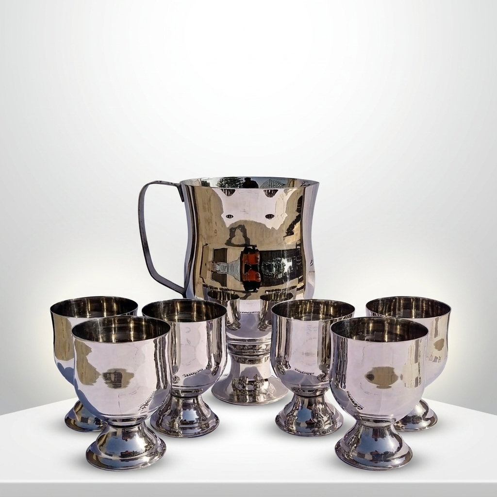 Queen Bunch Water Set – Stainless Steel Jug & Glass Collection | ChefTools