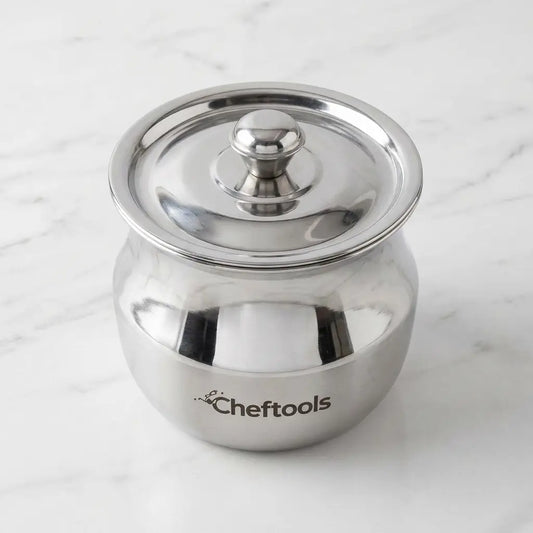 Khalis Handi – Pure Stainless Steel Cook & Serve Pot with Lid