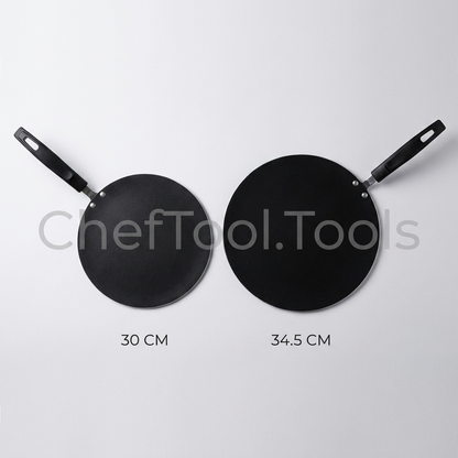 Flat Non-Stick Induction Tawa – Roti Chapati Paratha Pan | Aluminium Base | 30 CM & 34.5 CM| ChefTools