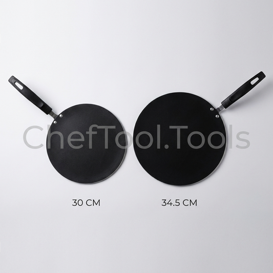 Flat Non-Stick Induction Tawa – Roti Chapati Paratha Pan | Aluminium Base | 30 CM & 34.5 CM| ChefTools