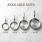 ProBase Frypan – Heavy Duty Double Bottom SS Frying Pan | Induction + Gas Compatible