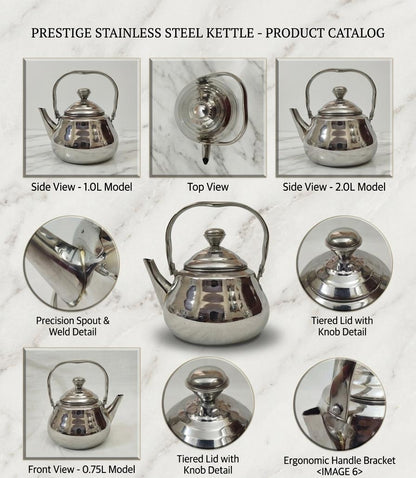 Stainless Steel Stove Kettle – Guava Design Mirror Polish | ChefTools