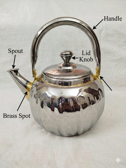 Stainless Steel Stove Kettle – Melon Design Mirror Polish | ChefTools