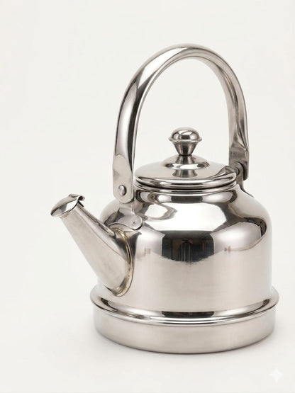 Stainless Steel Stove Kettle – Classic Flagon Design Mirror Polish | ChefTools