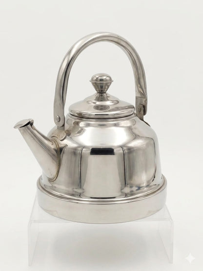Stainless Steel Stove Kettle – Classic Flagon Design Mirror Polish | ChefTools